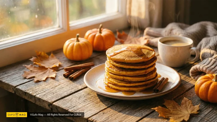 طرز تهیه پنکیک کدو حلوایی