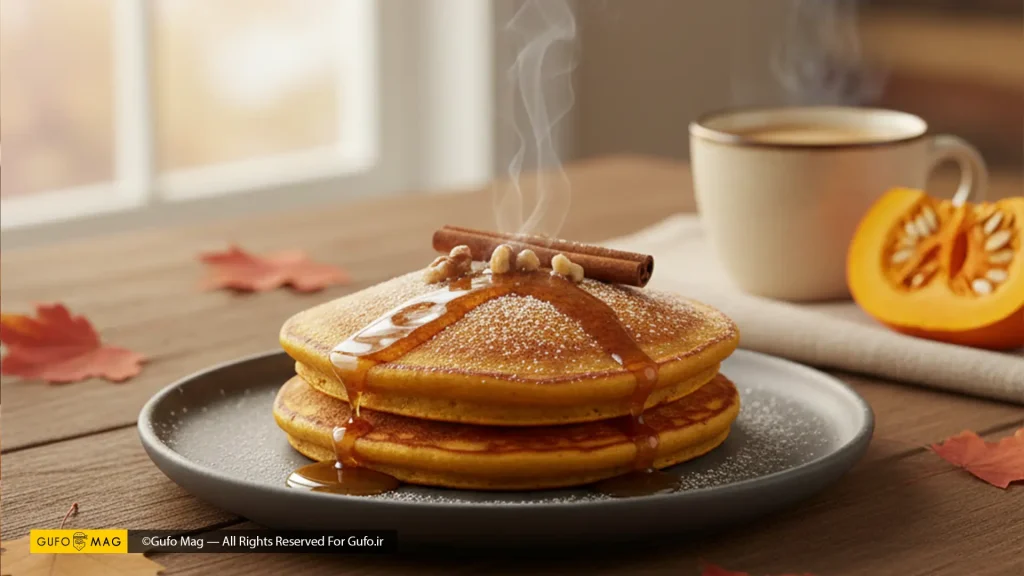 طرز تهیه پنکیک کدو حلوایی به روش خانگی