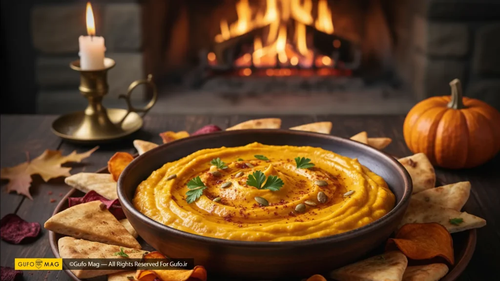 طرز تهیه دیپ کدو حلوایی