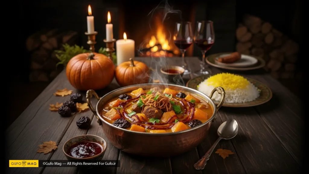 طرز تهیه خورش کدو حلوایی