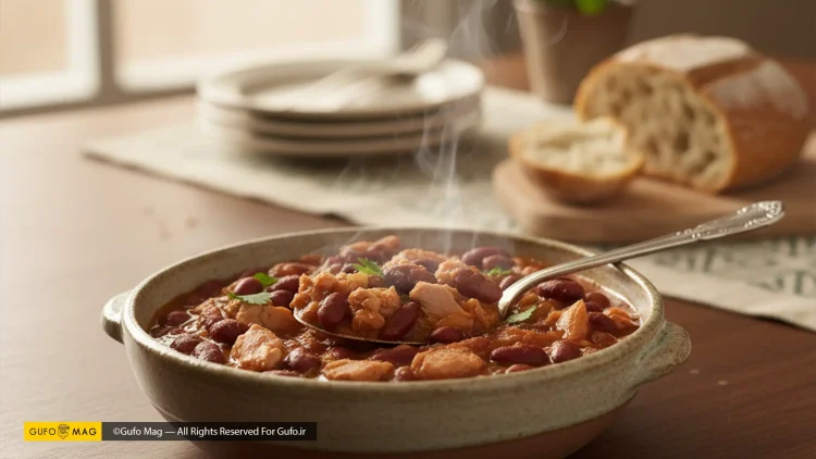 طرز تهیه خوراک لوبیا و تن ماهی