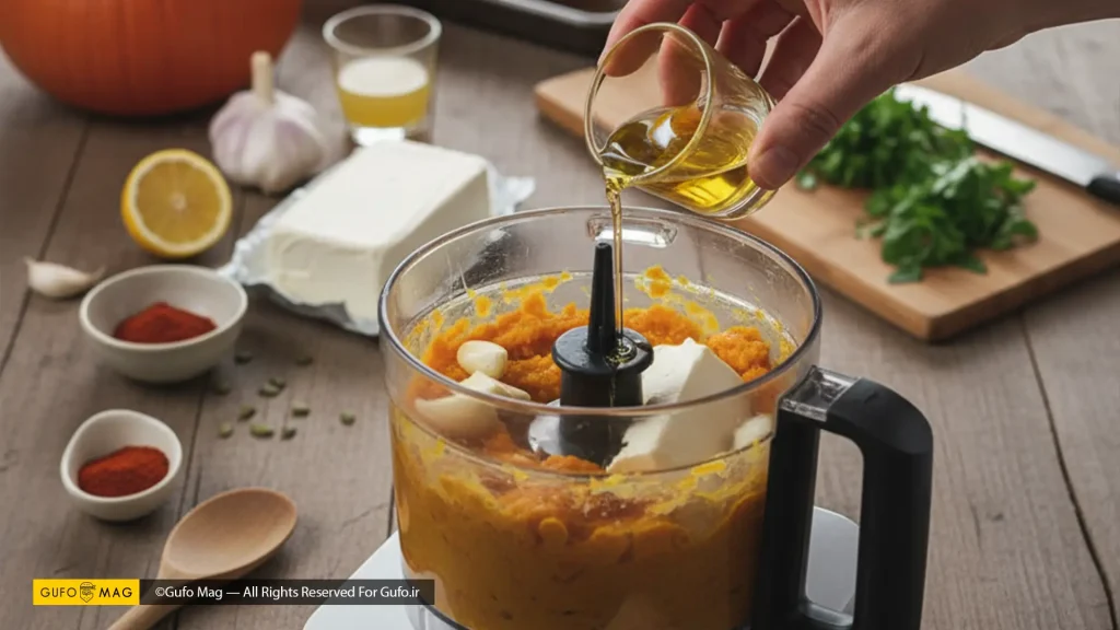 طرز تهیه دیپ کدو حلوایی