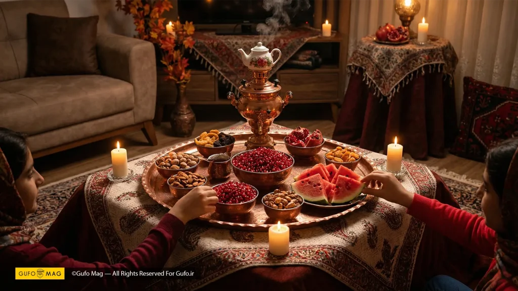 ایده چیدن میز مخصوص شب یلدا