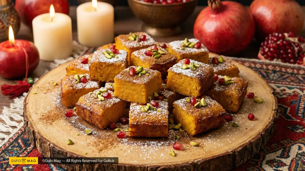 کوکوی کدو حلوایی مخصوص شب یلدا