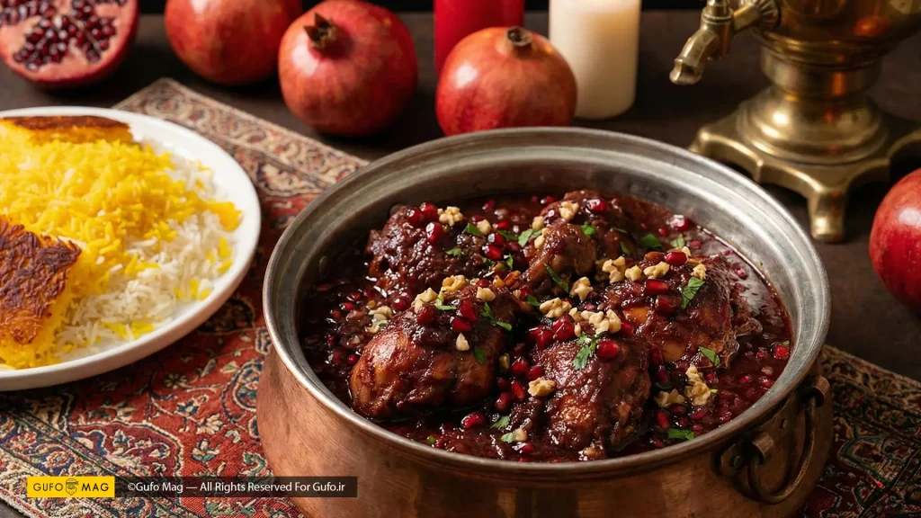 مرغ ناردونی مخصوص شب یلدا