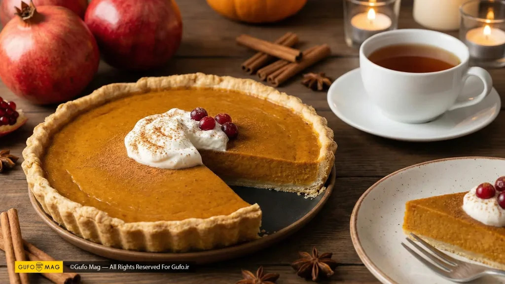 تارت کدو حلوایی دسر مخصوص شب یلدا