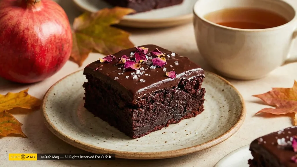 براونی لبو دسر مخصوص شب یلدا