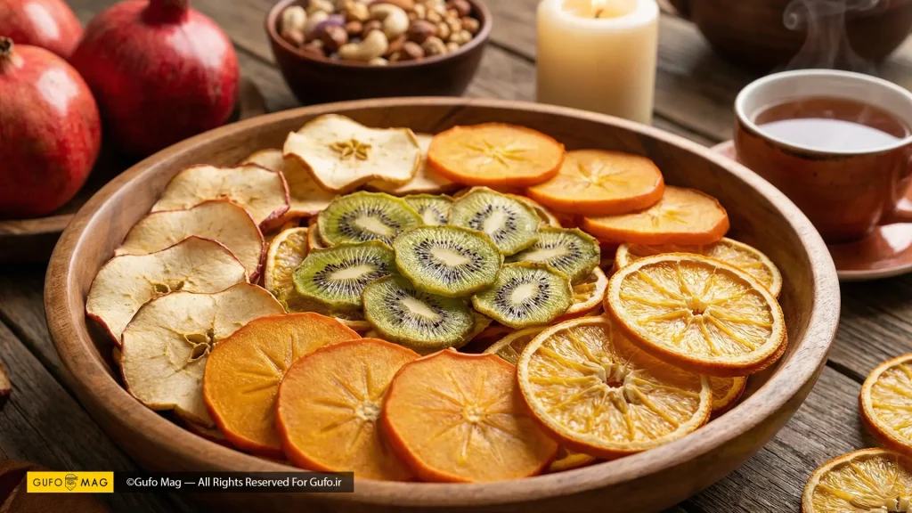 چیپس میوه خشک مخصوص شب یلدا