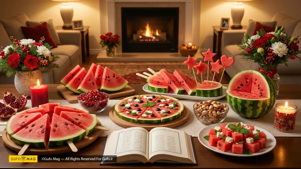 روش های کاربردی برش زدن هندوانه