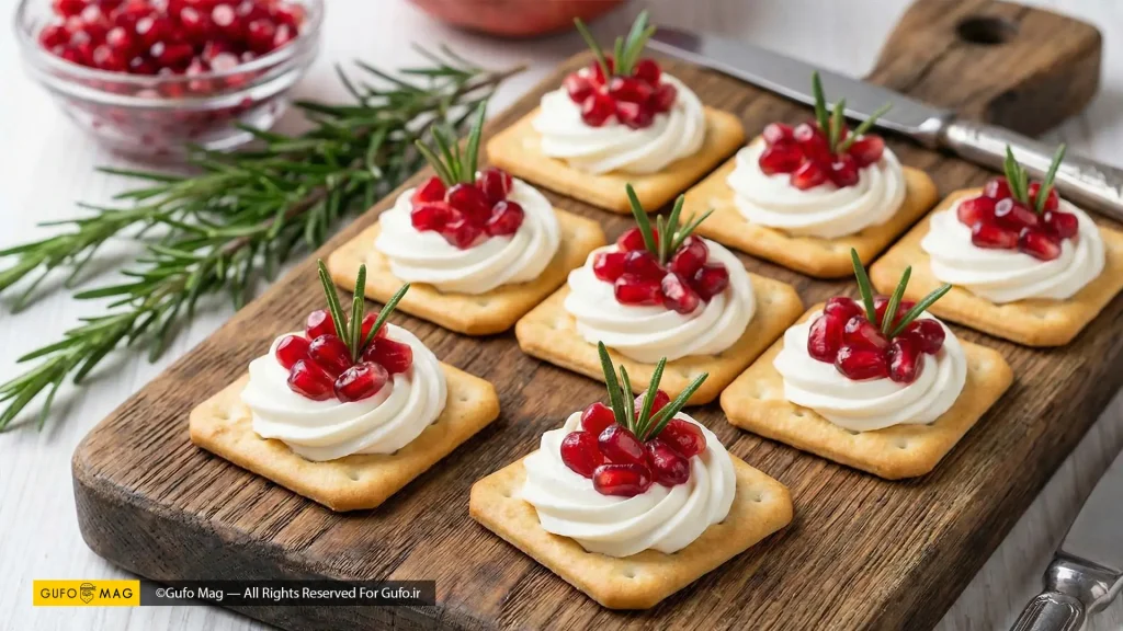 تهیه کاناپه پنیر و انار