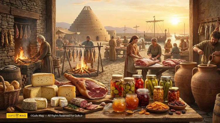 تاریخچه نگهداری غذا