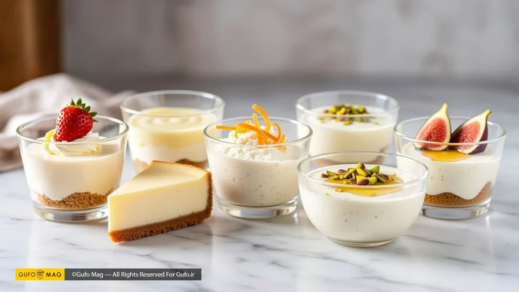 معرفی انواع دسرهای پنیری