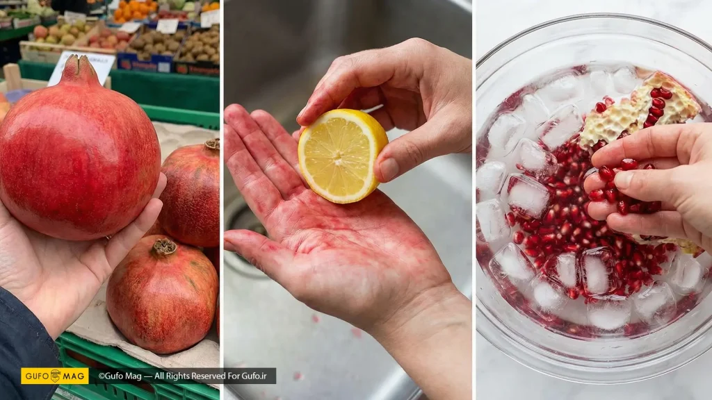 اشتباهات رایج در دون کردن انار