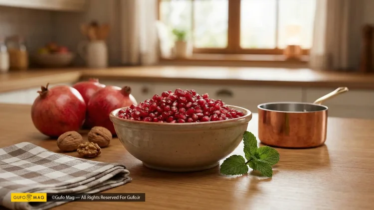 آموزش دون کردن انار بدون کثیف‌کاری