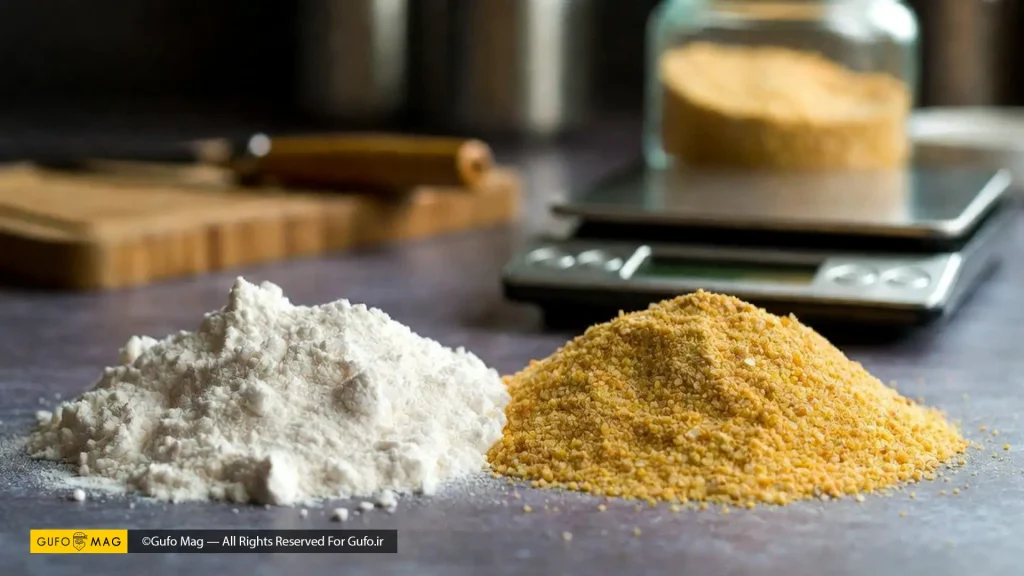 مواد لازک برای تهیه آرد شیرینی‌پزی