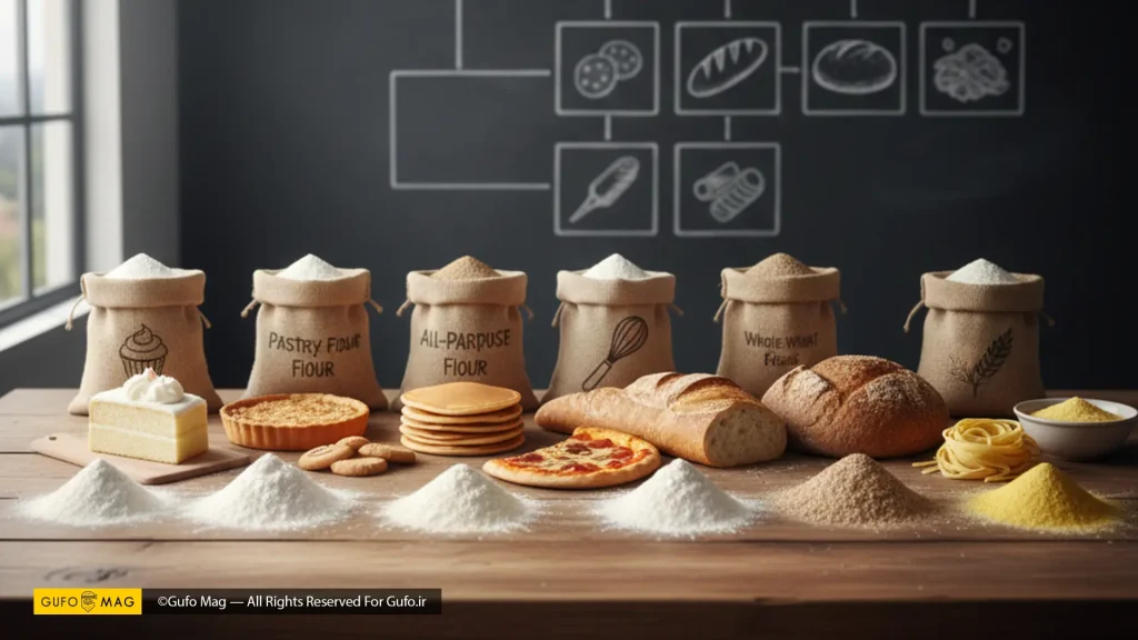 انواع آرد در آشپزی 