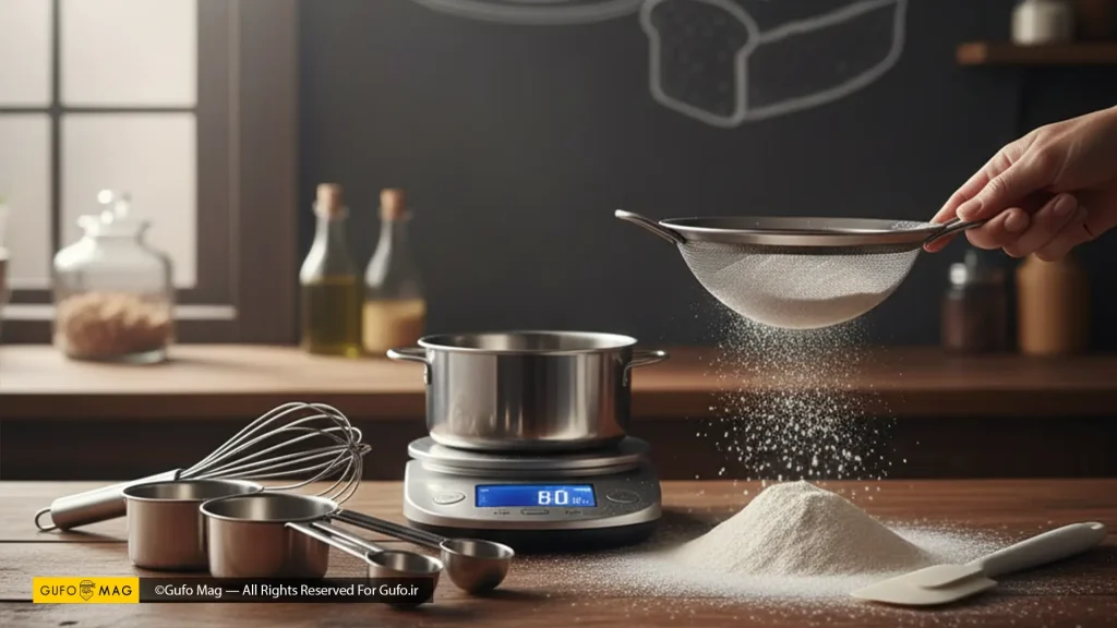 ابزار و تجهیزات لازم برای کار با آرد