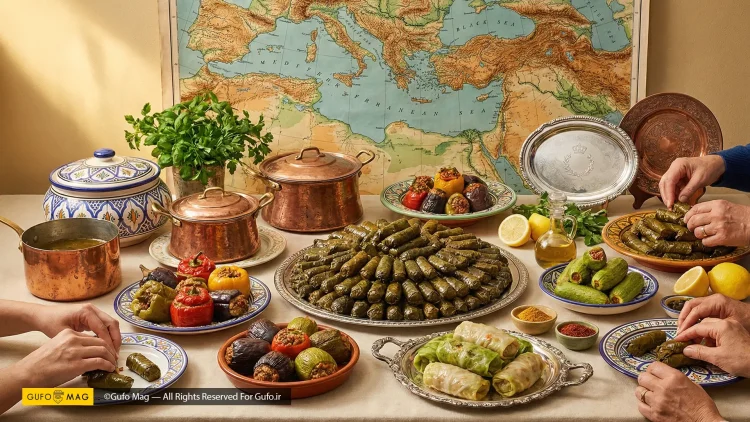 تاریخچه دلمه در آشپزی خاورمیانه