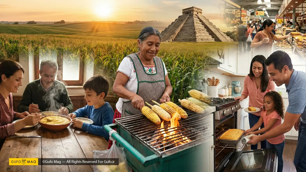 غذاهای متنوع جهانی با پایه ذرت، از بلال کبابی تا نان ذرت خانگی