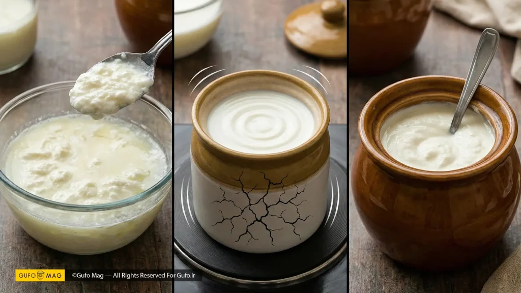 اشتباهات متداول (مایه زیاد و لرزش) و نتیجه نهایی موفق ماست