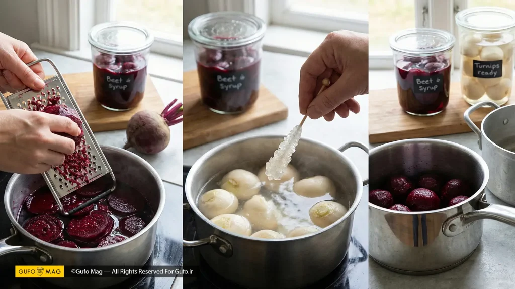 نکات حرفهای آشپزی برای بهبود رنگ و طعم لبو و شلغم