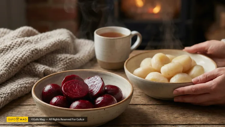 طرز تهیه لبو و شلغم