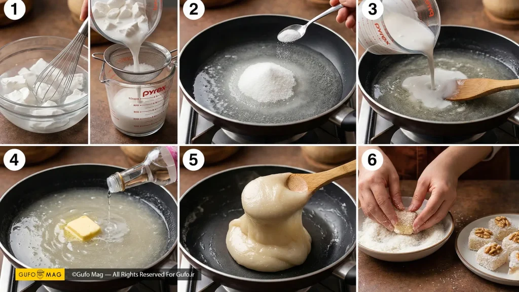 طرز تهیه باسلوق مرحله به مرحله