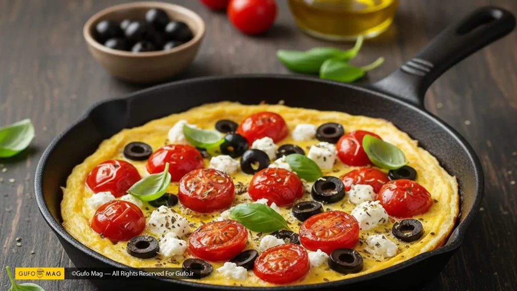 طرز تهیه املت مدیترانه‌ای