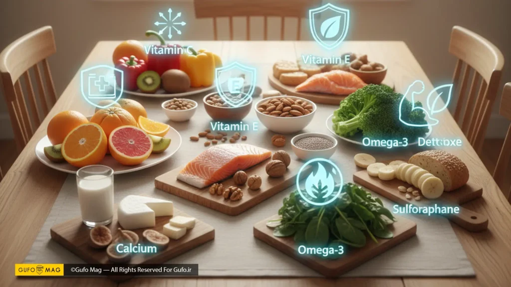 بهترین منابع غذایی برای روز های آلوده