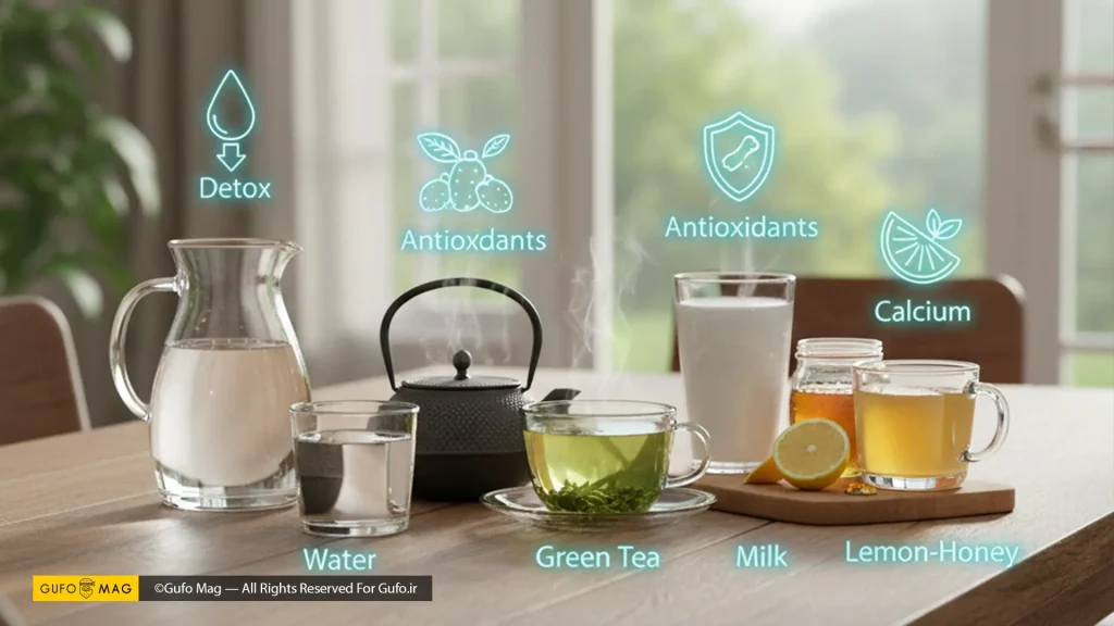 مایعات ضروری در روزهای آلوده