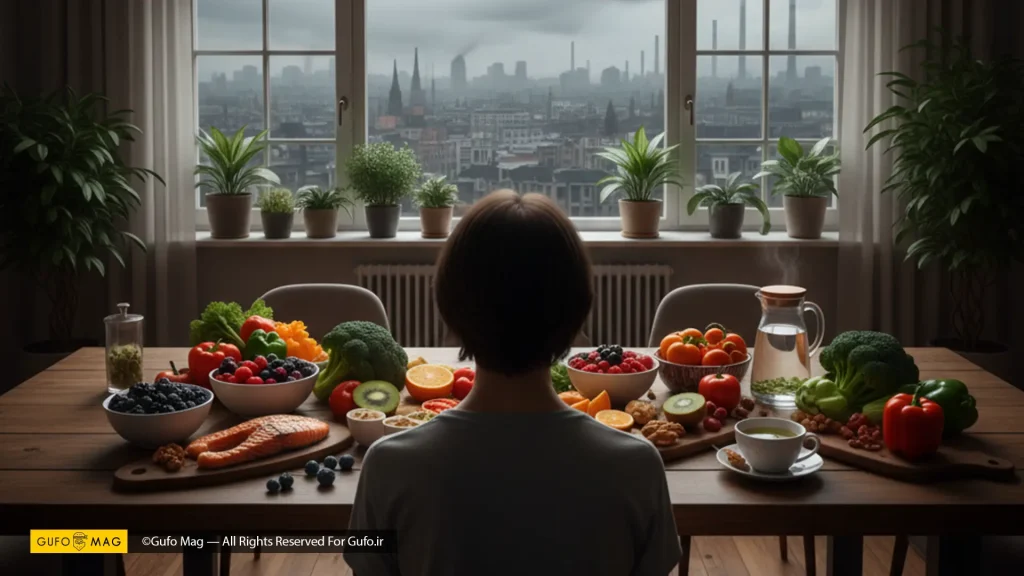 توصیه های تغذیه‌ ای برای آلودگی هوا