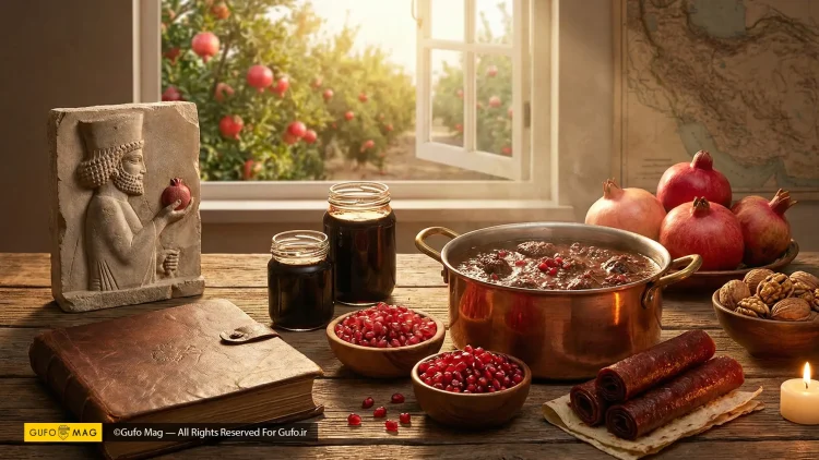 تاریخچه و جایگاه انار در فرهنگ غذایی ایران