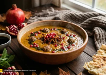 طرز تهیه آش انار با گوشت