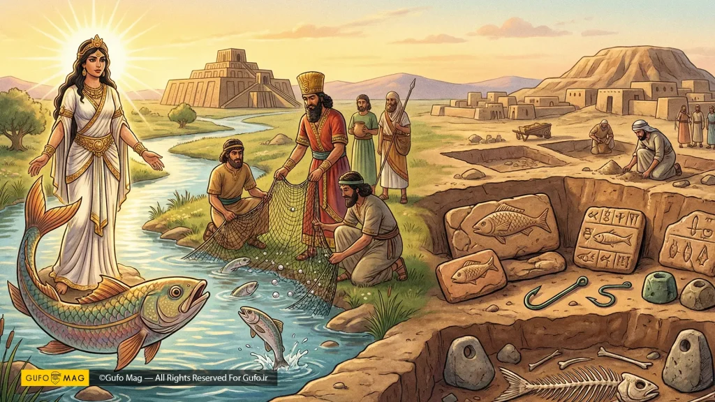 ریشه‌های باستانی و اساطیری صید و مصرف ماهی در تاریخ ایران