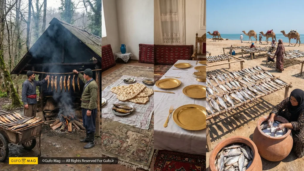 روش‌های سنتی نگهداری ماهی؛ دودی کردن در شمال، نمک‌سود و خشک کردن در جنوب