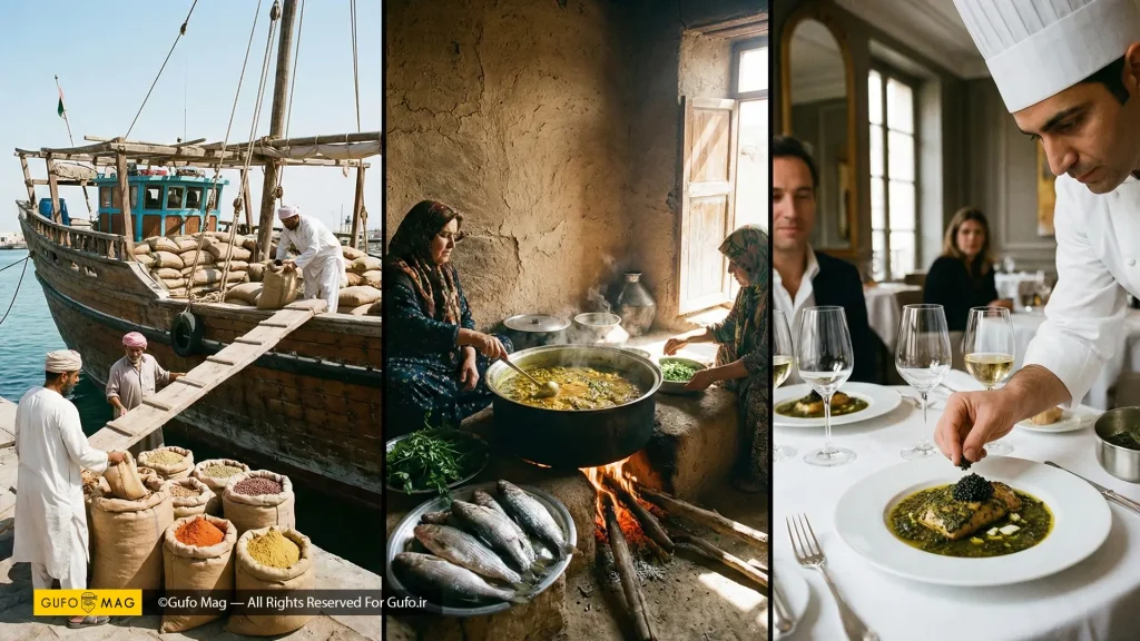 تکامل آشپزی ماهی ایرانی از لنج‌های تجاری و پخت سنتی تا رستوران‌های مدرن