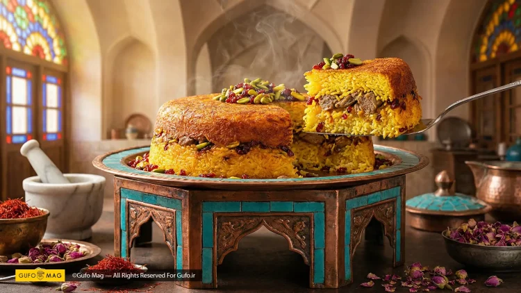 تاریخچه ته چین و غذاهای قالبی در ایران