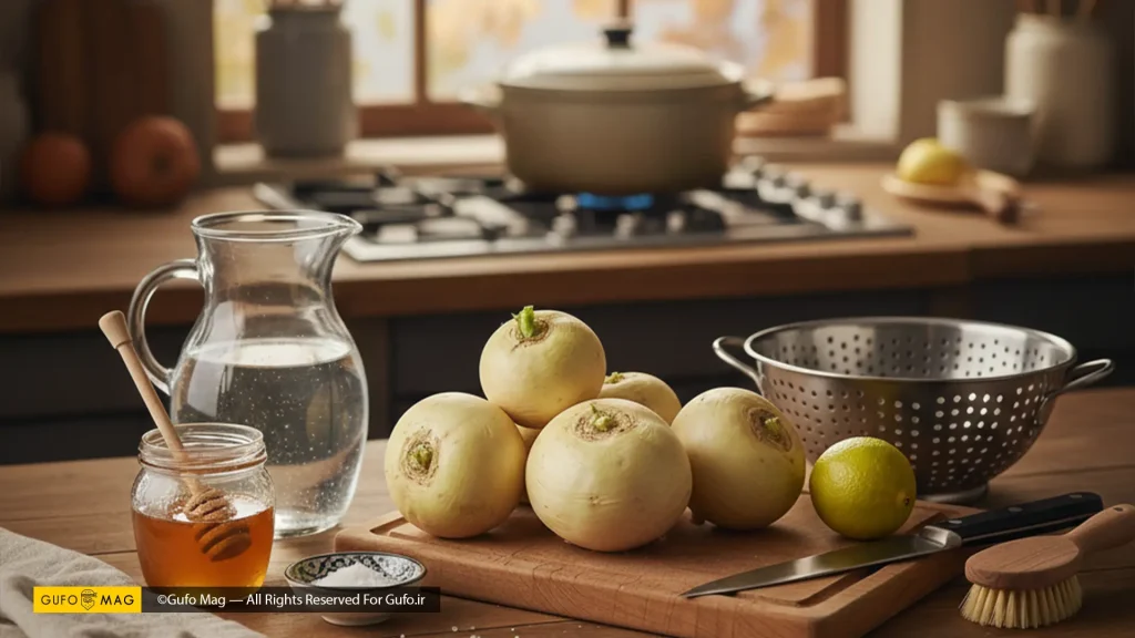 مواد لازم برای پخت شلغم به سه روش