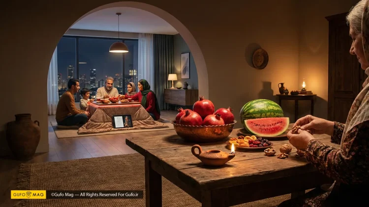 تاریخچه خوراکی‌های شب یلدا