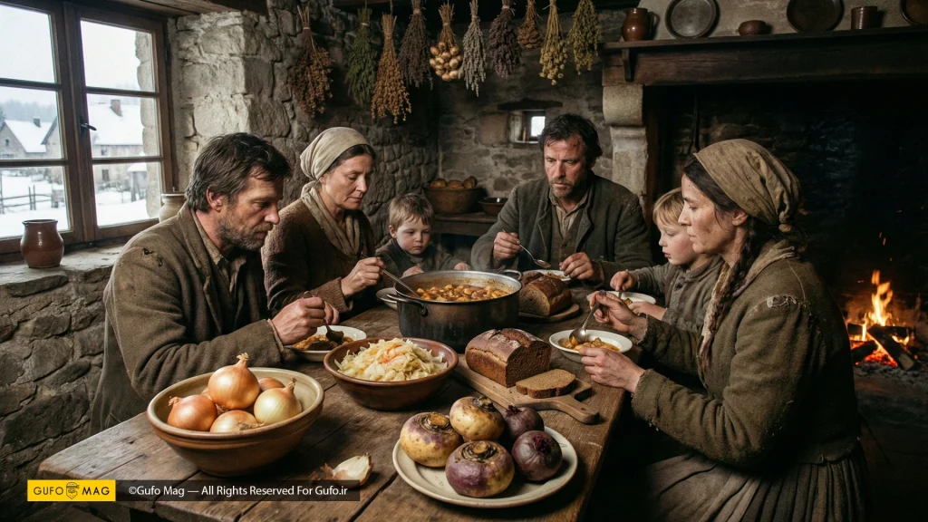 ریشه نگهداری از سبزیجات زمستانی و مصرف خانواده