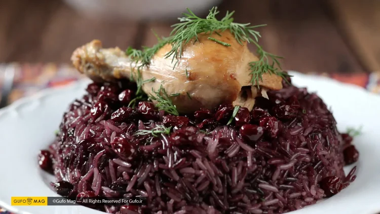 طرز تهیه آلبالو پلو با مرغ