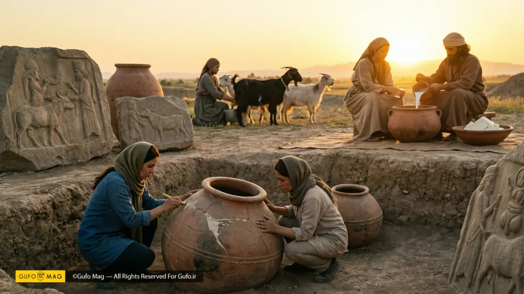 ریشه‌ها و سرآغاز لبنیات ایرانی