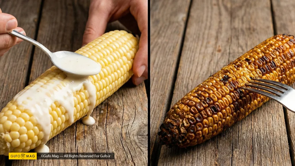 سس زدن به ذرت خیس و ذرت سوخته و خشک شده از اشتباهات رایج