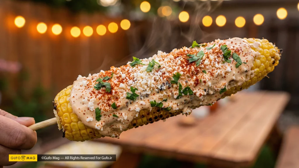 ذرت مکزیکی آماده شده در بازار