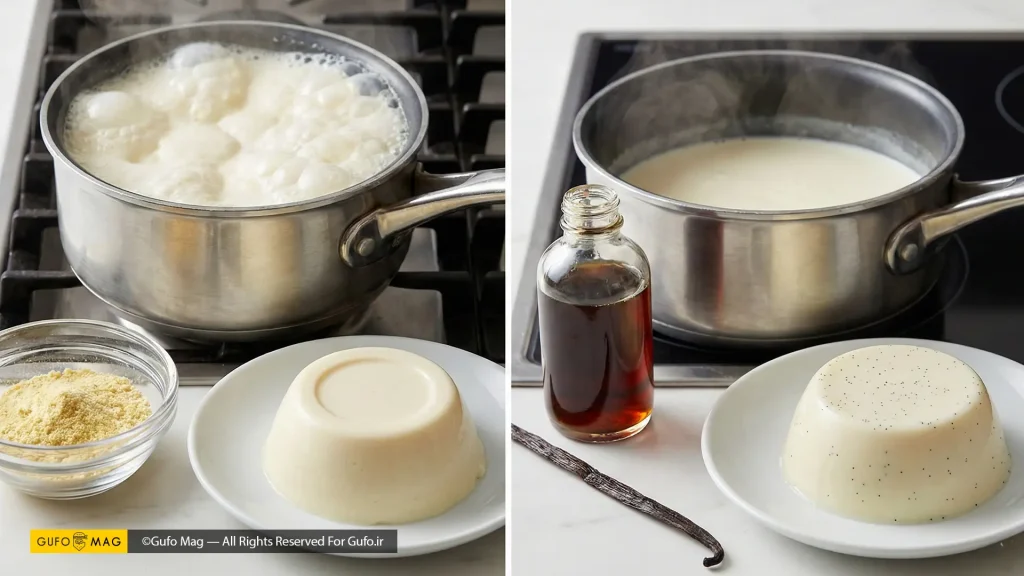 اشتباهات رایج در تهیه پاناکوتا