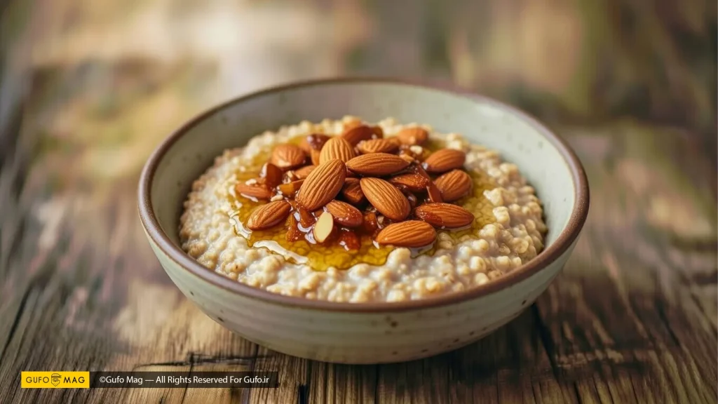 طرز تهیه جو دوسر با بادام