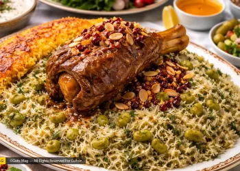 طرز تهیه باقالی پلو با گوشت مجلسی
