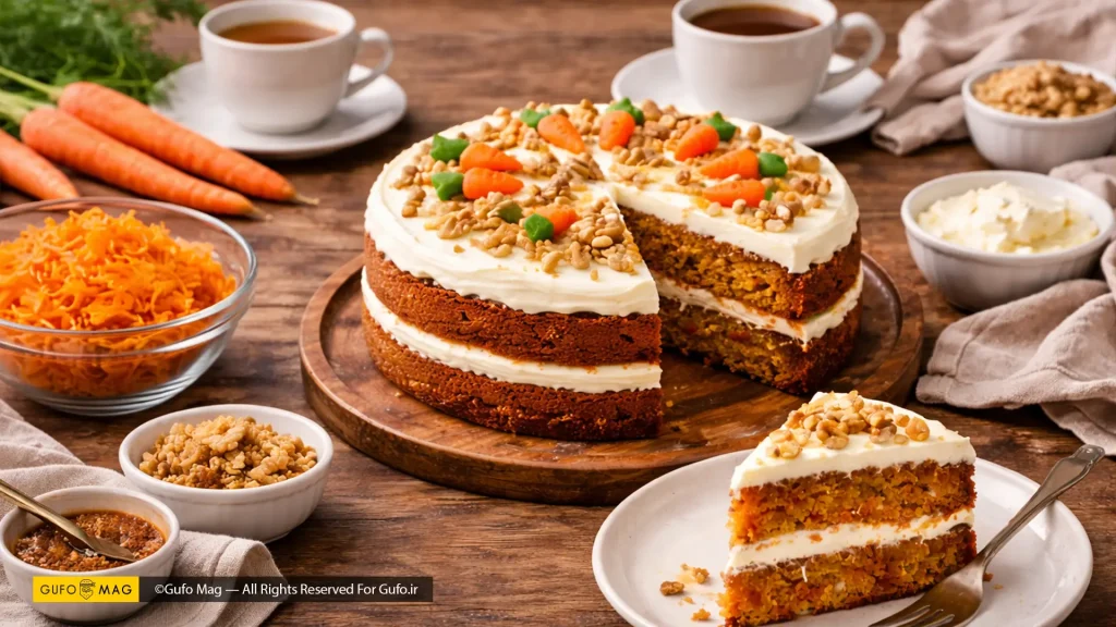 تهیه کیک هویج خوشمزه خانگی