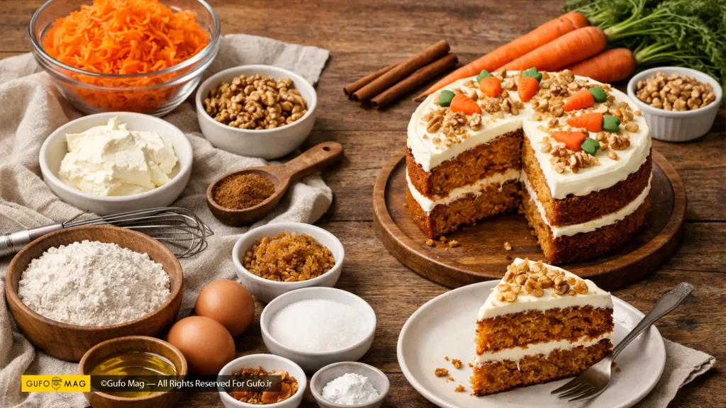 طرز تهیه کیک هویج خانگی