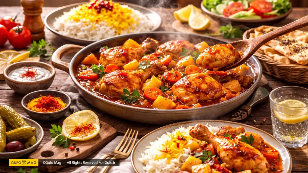 طرز تهیه خوراک مرغ